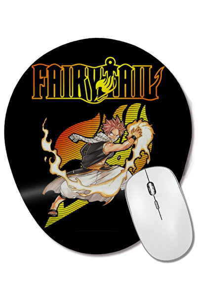 BASKI DÜNYASI Mouse Pad oval cu suport pentru încheietura mâinii Fairy Tail A...