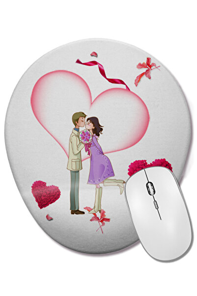 BASKI DÜNYASI Δώρο για την Ημέρα του Αγίου Βαλεντίνου 0110 Οβάλ ποντίκι με υπ...