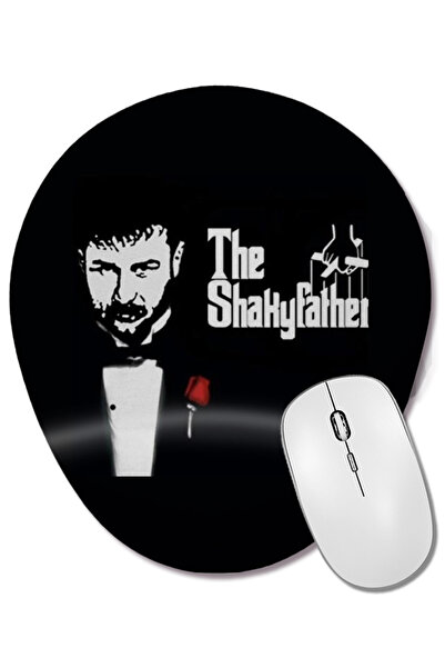BASKI DÜNYASI Azer Bülbül The Shakfather Mouse Pad oval cu suport pentru încheietura mâinii