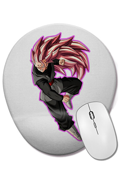 BASKI DÜNYASI Mouse Pad oval Goku Black ss3 Rose cu suport pentru încheietura...