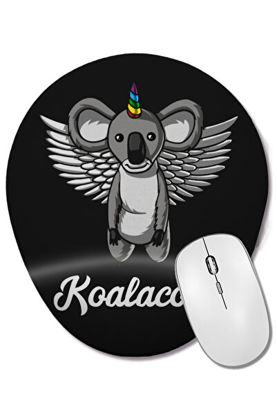 BASKI DÜNYASI Mouse Pad oval Koala Bear Unicorn Koalacorn cu suport pentru în...