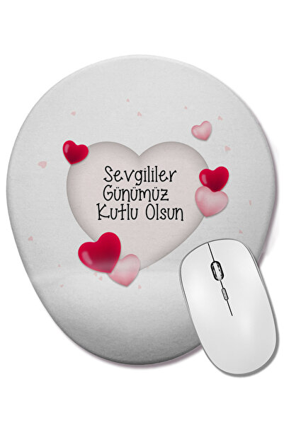 BASKI DÜNYASI Cadou pentru iubit de Ziua Îndrăgostiților 075 Mouse Pad oval c...