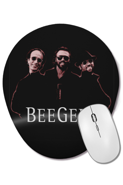 BASKI DÜNYASI Bee Gees One Night Only Mouse Pad oval cu suport pentru încheie...