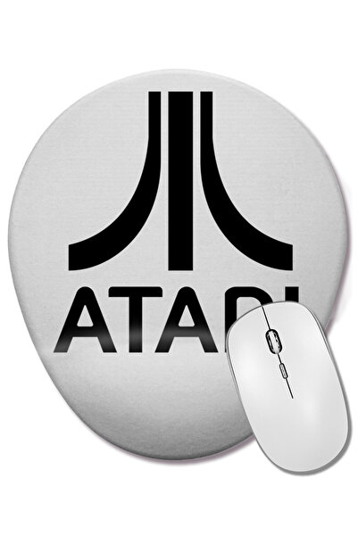 BASKI DÜNYASI Mouse Pad oval cu suport pentru încheietura mâinii cu logo Atar...