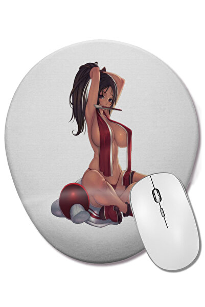 BASKI DÜNYASI Mouse Pad oval cu suport pentru încheietura mâinii Personagem F...