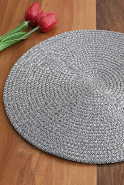 Wood Design Set de 6 suporturi pentru plăci de gătit American Service Runner m&ro GREY, plasă ignifugă sub plăci de gătit (GREY)