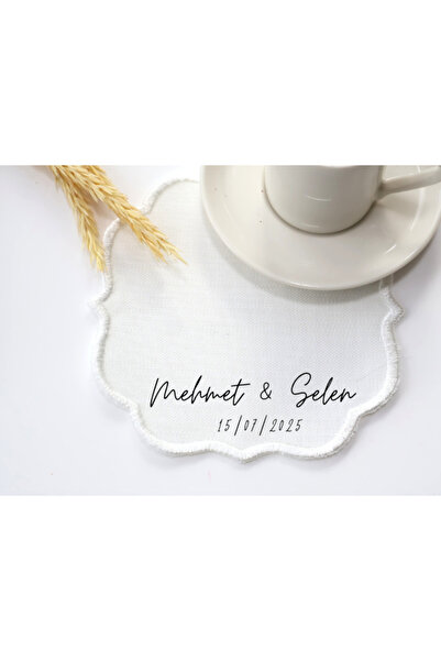 lafazan Söz-Nişan Mendil Kokteyl Peçete Damat Kahvesi-Kişiye Özel