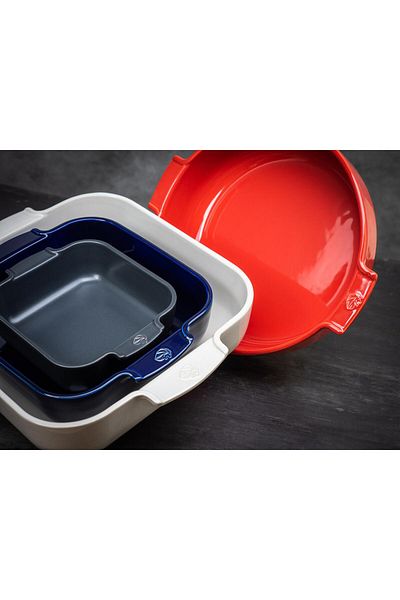 Peugeot Appolia Square Oven Dish Blue 21 cm
