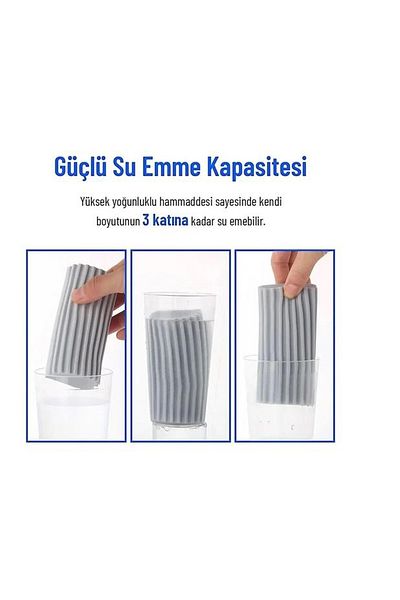 Hane216 Smart Moist Multi-Purpose Magic Sponge Dust Catcher Cleaning Sponge 3 Pcs