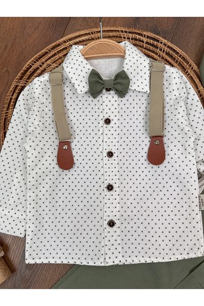 Kids Kingdom Cotton Polka Dot Bow Tie Baby Boy Set of 5