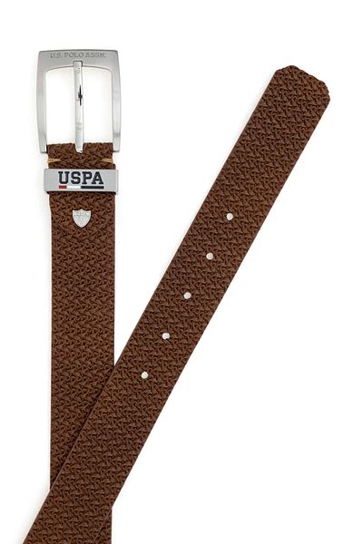 U.S. Polo Assn. Men's Tan Belt 50304730 -Vr099