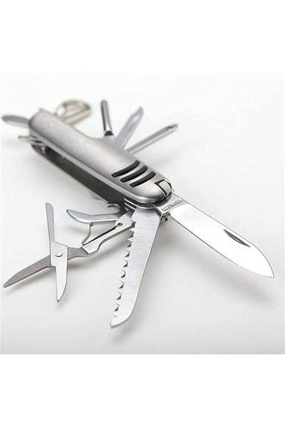 Generic Folding Multi-Use Stainless Steel Tool Camping Survival Pocket Knife Swiss Army Knife