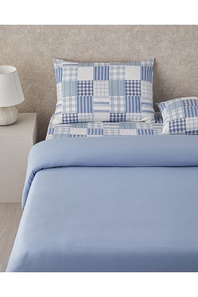 English Home Modern Plaids, Soft Single Pique szett 150x220 cm kék