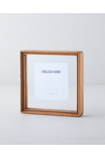 English Home Ανοιχτό καφέ πλαίσιο Vena 13x13 εκ.