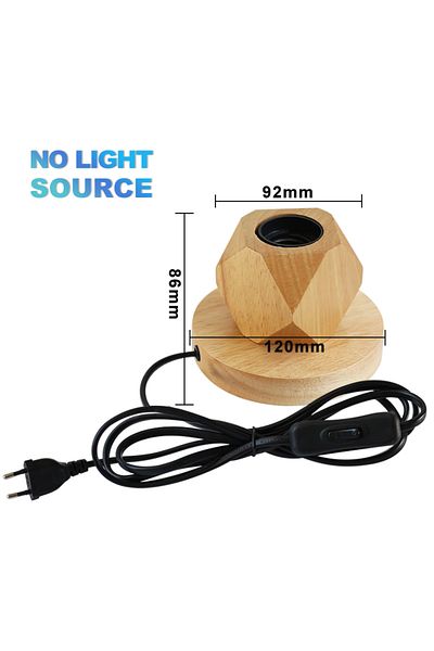 Choice A Style Modern Wood Table Lamp Retro E27 Desk Deco Light Indoor Art Lamps Living Room Bedroom Bedsid
