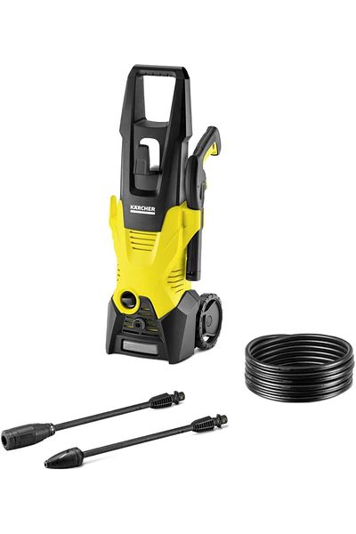 Karcher غسالة الضغط العالي Kärcher K3، 120 بار، 1600 واط، مثالية لتنظيف الدراجات والسيارات والأسوار
