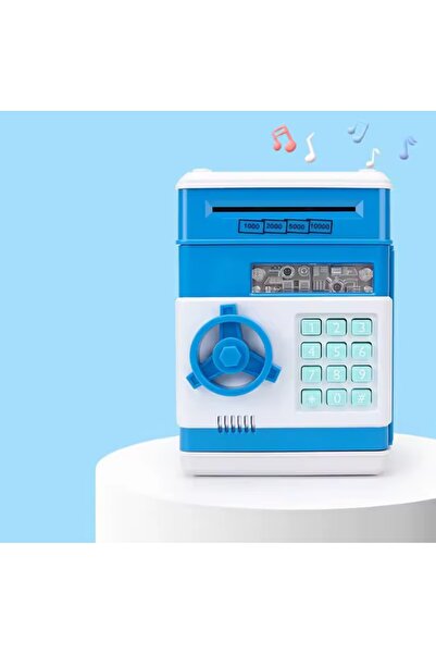 Wolawood ATM Kumbara Şifreli Otomatik Para Çekmeli Dijital Para Kasası Eğitici Eğlenceli Sesli Para Kutusu