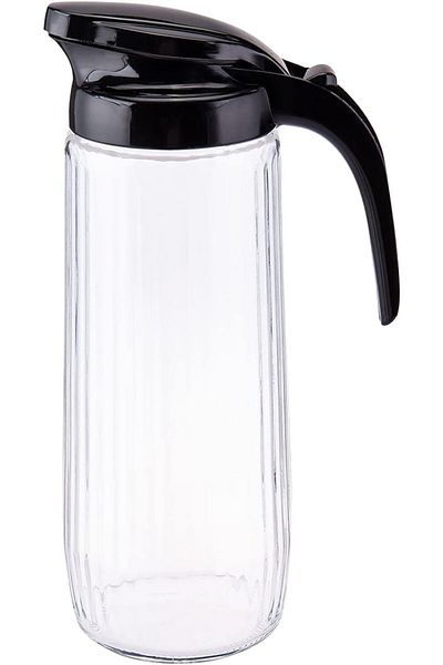 AKDC Glass Jug L(9CM) XW(9CM) XH(28CM) Transparent