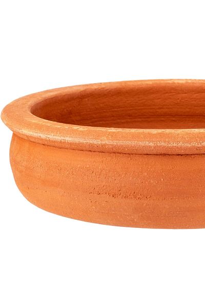 AKDC Round Bowl 24Cm X 24Cm X 6Cm Clay Colour