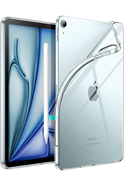 Fogy Apple Ipad Air 11 M3 çipli 2025 Uyumlu Köşe Korumalı Airbagli Silikon Kı...