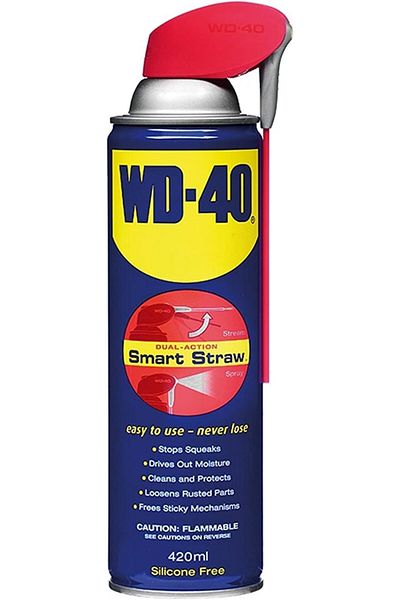 WD-40 WD 40 Spray Lubricant and Rust Remover with Smart Straw Sprayer 420mL