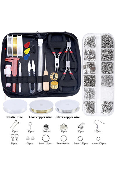 Choice مجموعة من 22 قطعة من إكسسوارات السبائك المعدنية وحلقات القفز المفتوحة ...