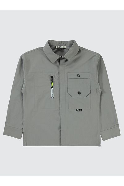 Civil Boys Boy's Shirt 10-13 Years Gray