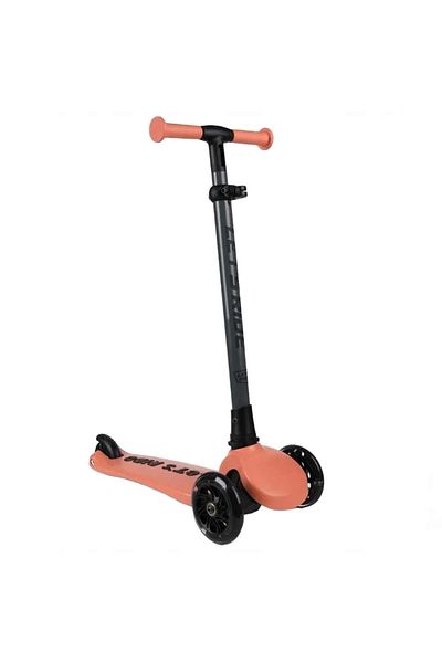 ENFAL OYUNCAK Nessiworld Let's Ride Two Lighted Foldable 3 Wheel Scooter Salmon