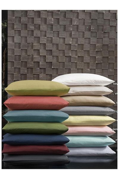 Sarev 100% Cotton Single 100*200 cm 1 Piece Pillowcase Fitted Sheet Set Beige