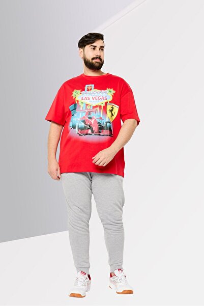 Puma x Scuderia Ferrari Men Sportswear Fit Short Sleeve Outdoor T-Shirt, Red