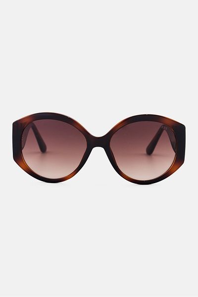 Guess Women GU791752F56 Round Gradient Sunglasses, Brown