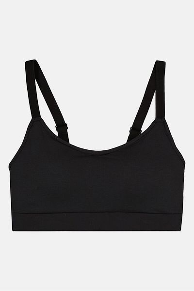 SLOGGI Women Plain Lightly Padded Bra, Black