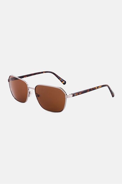 Guess Women Gu0011708e59 Rectangle Sunglasses, Shiny Brown
