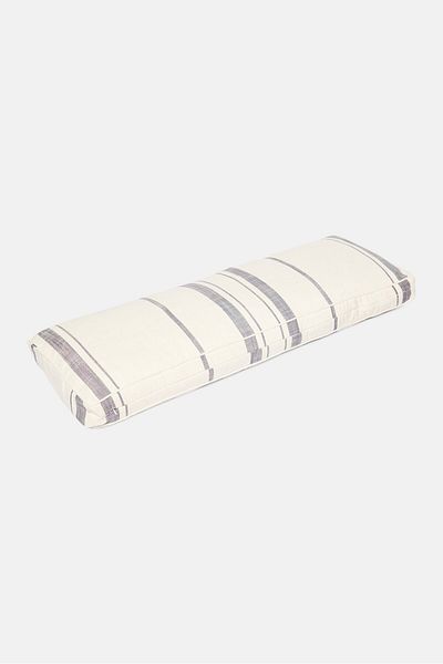 Muy Mucho Bench Cushion With Handles 120 X 42 X 10 Cm, Off-white/grey
