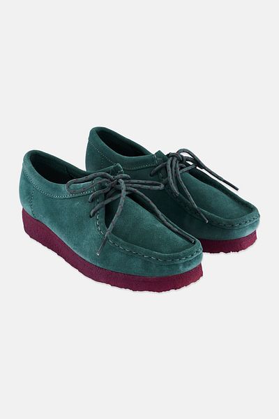 CLARKS Women Standard Lace Up Casual Shoes, Green