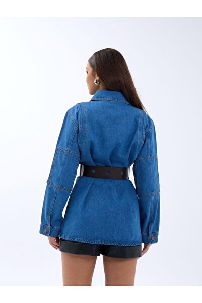 ALPACO 6578 JACHETĂ DENIM-ALBASTRU -COLECȚIE