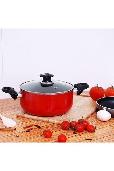 ROYALFORD RF6443 Non-Stick Ceramic Casserole with Glass Lid 30 cm