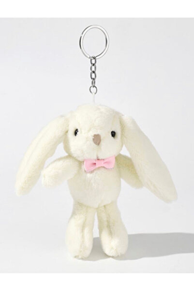 La Saade إكسسوار حقيبة تيدي أرنب، سلسلة مفاتيح