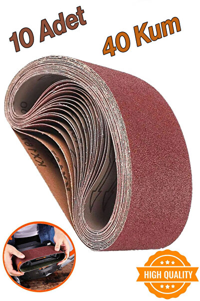 Badem10 Sonsuz Bant 40 Kum Tank Palet Zımpara Kağıdı 75 x 533 mm (10 ADET)