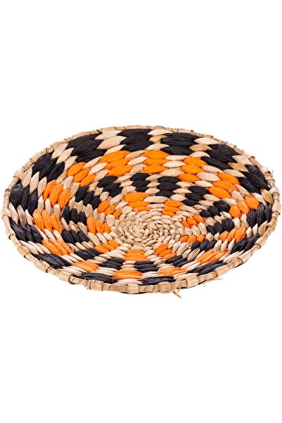 AKDC ديكور من الروطان مقاس 20 سم × 20 سم × 1 سم متعدد الألوان