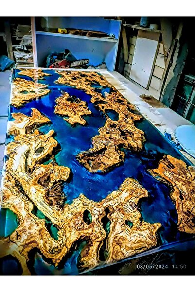 stonechem Woodpox 15kg Ahşap Şeffaf Epoksi Reçine (YÜKSEK DÖKÜM) 3 Cm Sürpriz Hediye