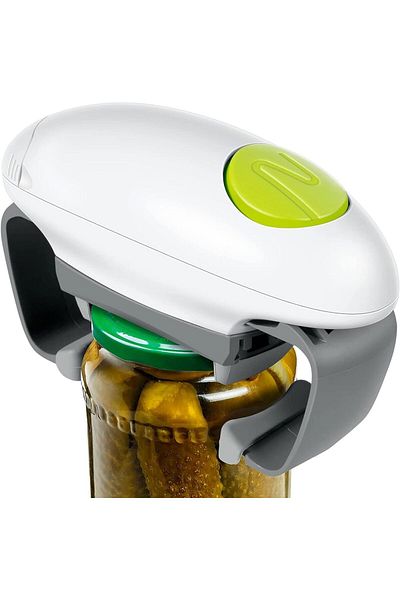 COOYA Electric Bottle Opener, Battery Operated Can Jar Opener, Strong Tough and Easy, for Weak Strength