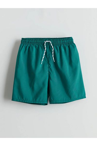 LC Waikiki LCW Παιδικό Πράσινο Σορτς Μαγιό για αγόρια με προστασία UV Quick Dry