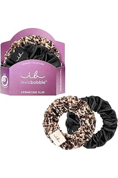 InvisiBooble Ib - Sprunchie Slim Premium Leo هو اللون الأسود الجديد - 4063528064141