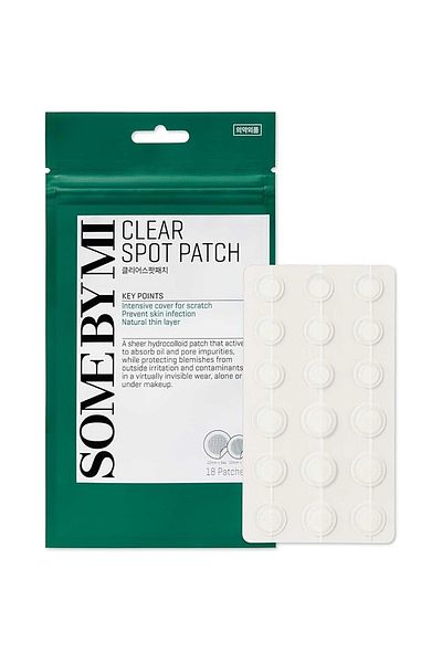 Some By Mi Korean 30 Days Miracle Clear Spot Patch - 18 Counts, 2 Size(10mm 9Counts, 12mm 9Counts)