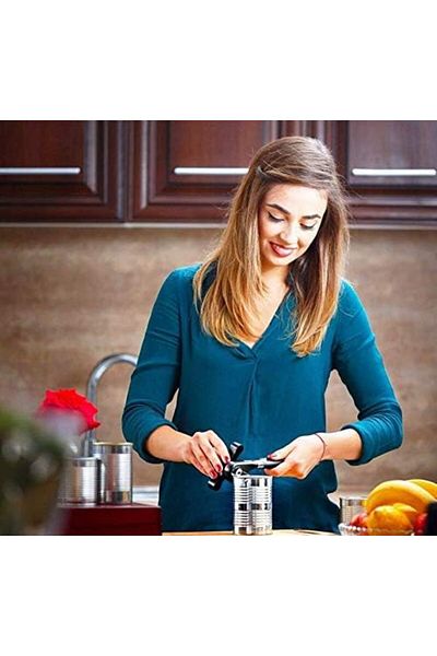 COOYA Safety Can Opener, Stainless Steel Professional Bottle Openers for Jars and Tin Kitchen Tools