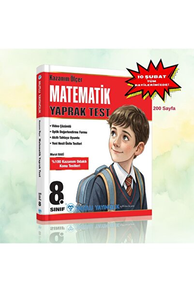 Mutlu Yayıncılık MUTLU YAYINLARI 8 SINIF MATEMATİK YAPRAK TEST
