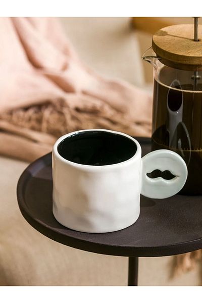 LC Waikiki Lcw Home White Printed Ceramic Mug 430 ml