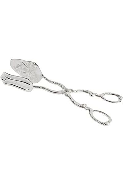 Mu Art Porland Silver Plated Cake Tongs 23cm
