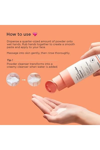 Hanskin Vitamin C Glow Powder Cleanser - 70g